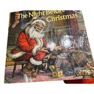 The Night Before Christmas Clement Moore & Douglas Gorsline PB VGC L1 Vtg